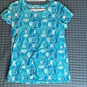 EUC Lilly Pulitzer Karrie crewneck top; What a Racquet